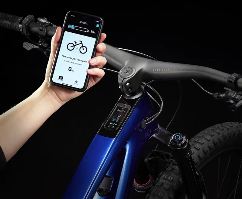 Trek Fuel EXe 9.8 XT Electric Mountain Bike 2025 in Mulsanne Blue-11